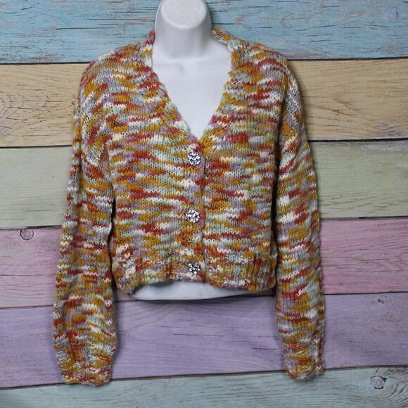 Women's Dropped Shoulder Cardigan Sweater Small - Picture 1 of 4